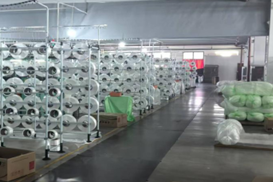 Productie tesatura gri-Atelier productie tesatura gri