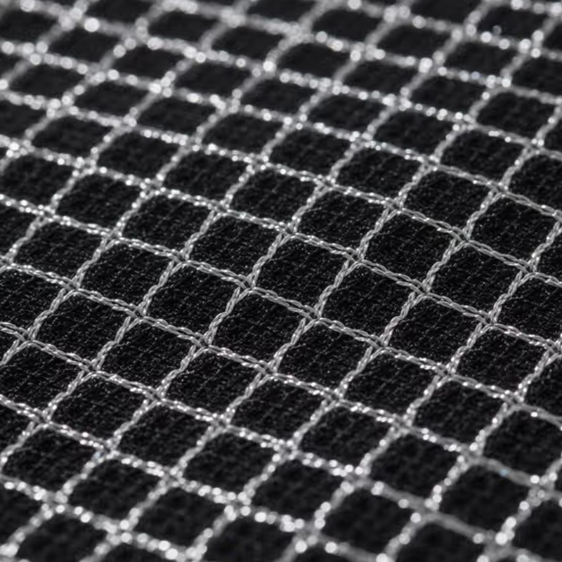 Țesătură din mătase din fire de poliester respirabil Birdseye